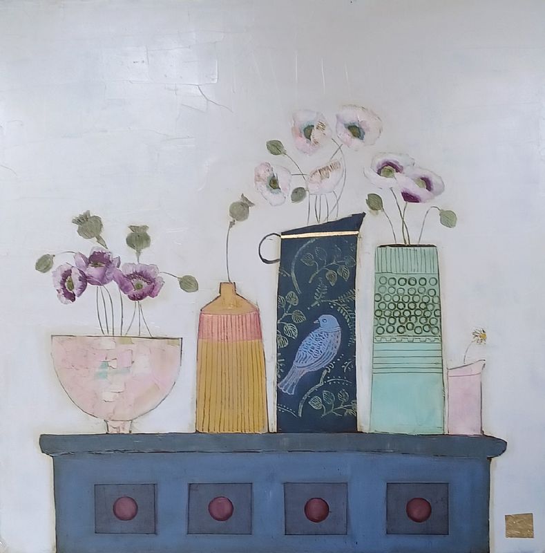 Eithne  Roberts - Poppy dresser and bird jug
