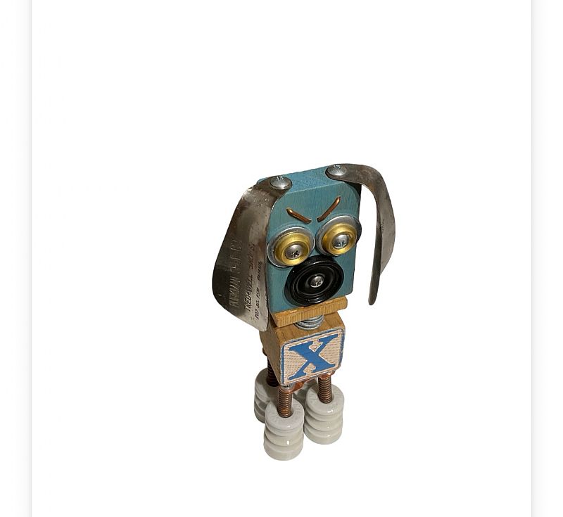 Blue Bot Dog