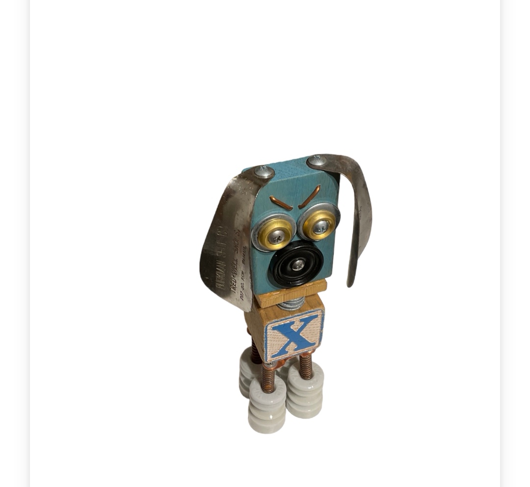 Blue Bot Dog by Brian Marshall