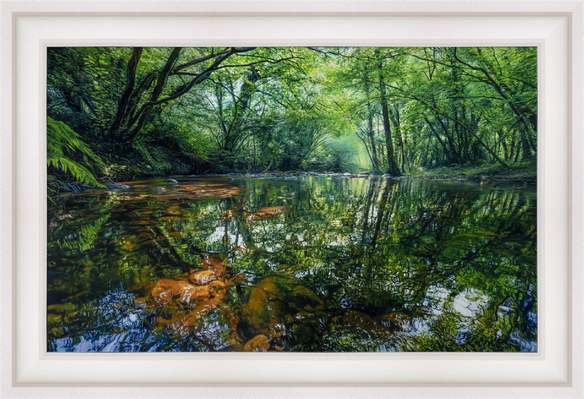 Self-reflection, Knocksink Woods, Enniskerry  by Sergey  Talichkin 