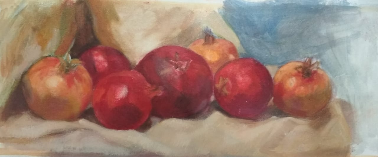 Seven pomegranates by Daphne  Petrohilos