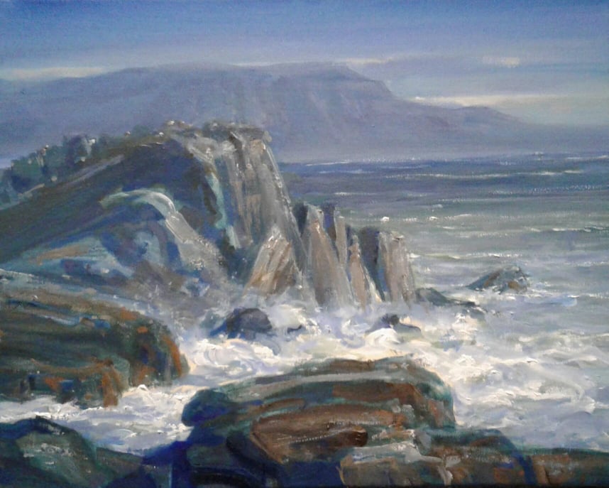 Shore Rocks, Lough Foyle by Brian Scampton