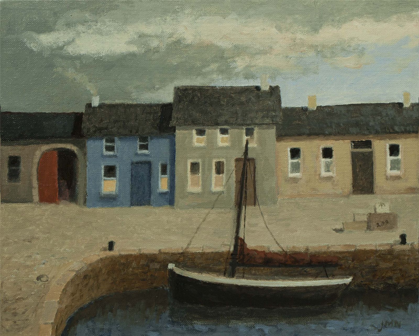 Small harbour by John  McNulty 