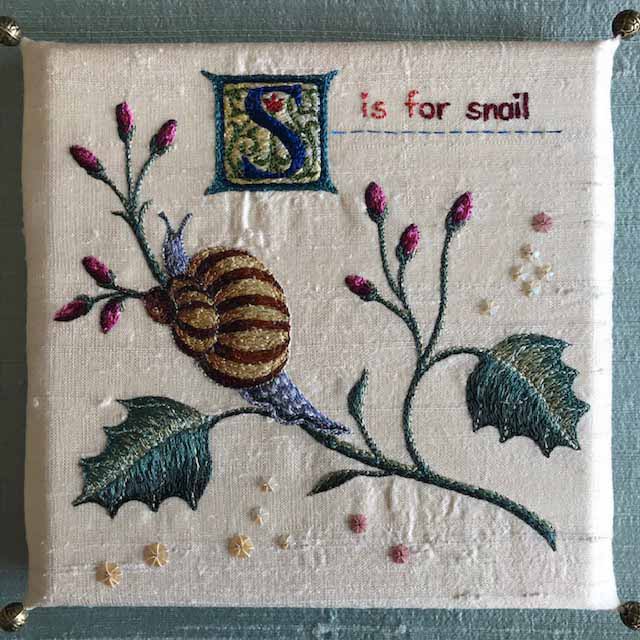 Aileen  Johnston - S is for snail