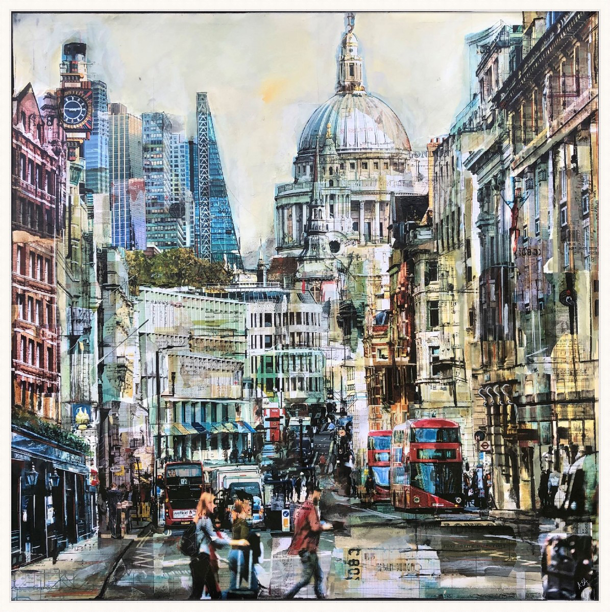 Street view of St. Pauls by Anna  Allworthy