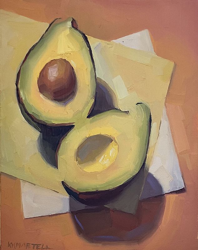 Kayla Martell -  Avocados on Paper