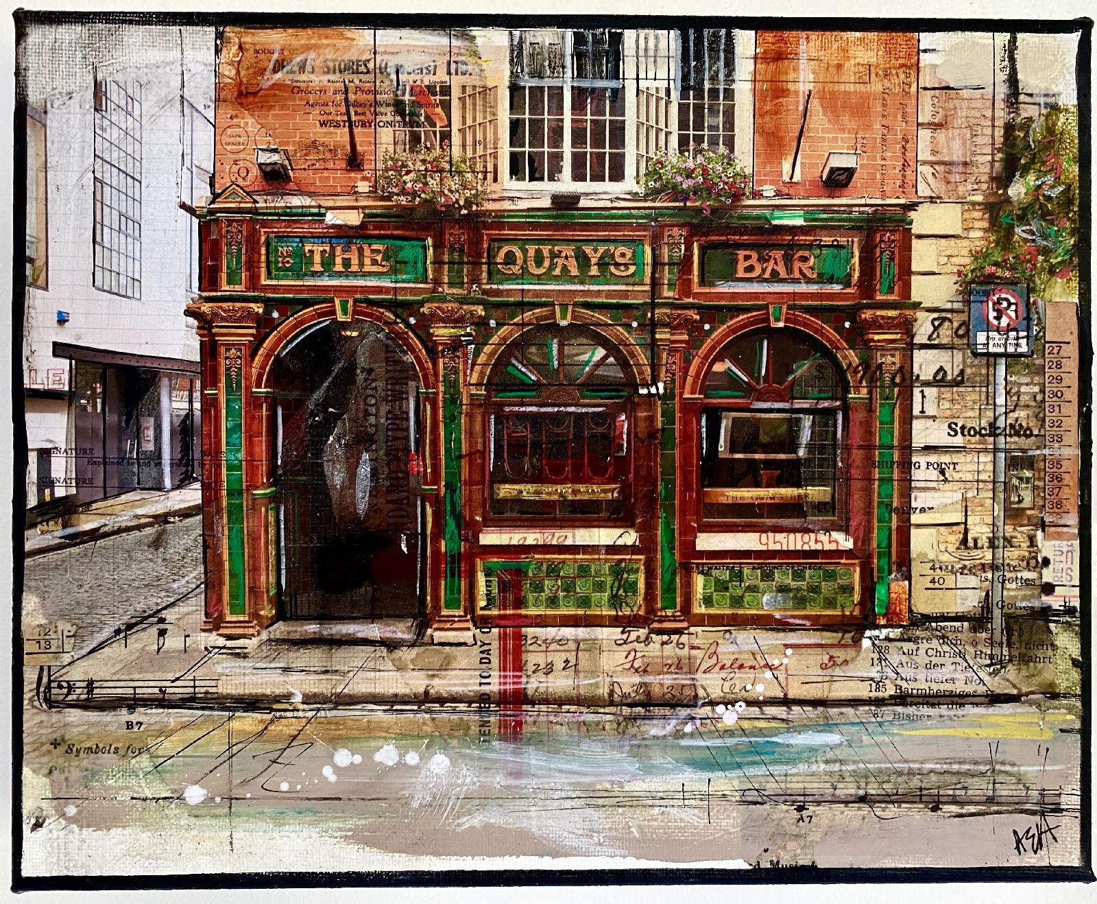 The Quays Bar by Anna  Allworthy