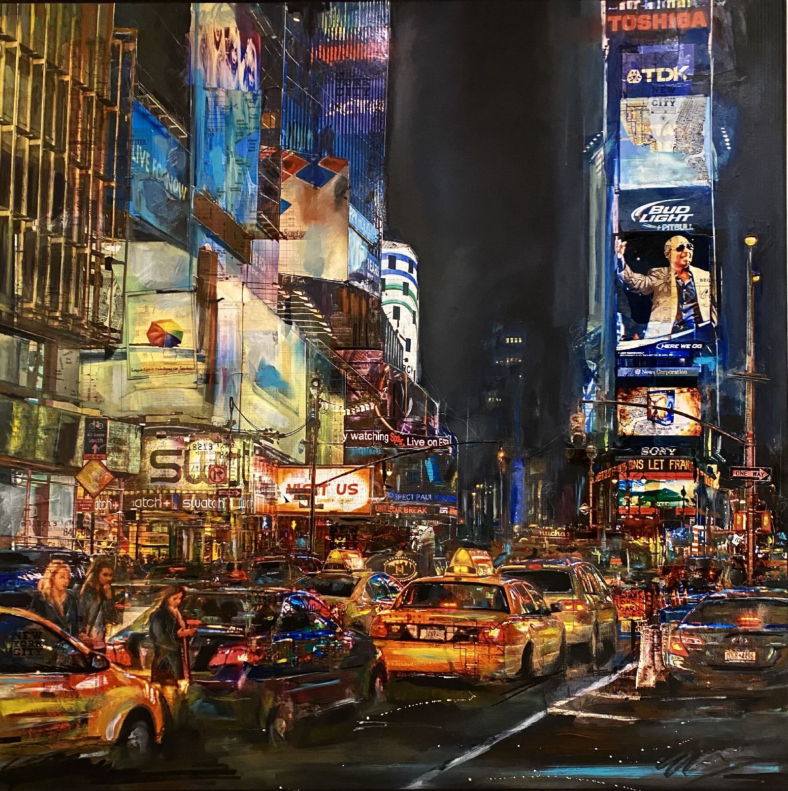TIMES SQUARE, NEW YORK  by Anna  Allworthy