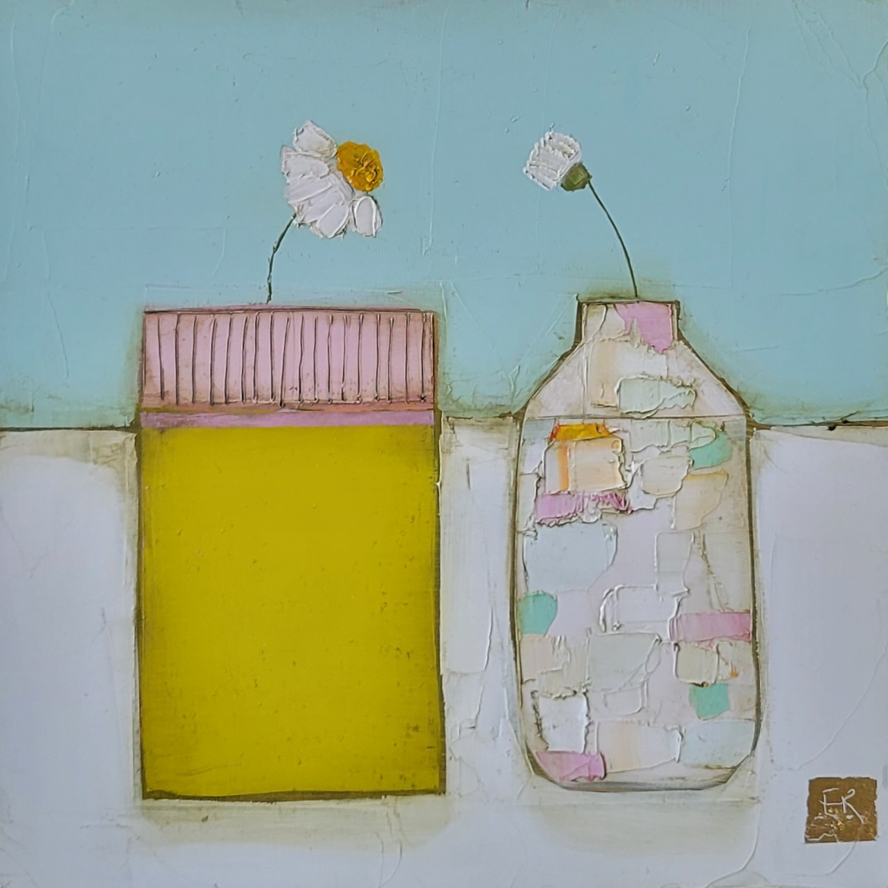 Eithne  Roberts - Two daisies
