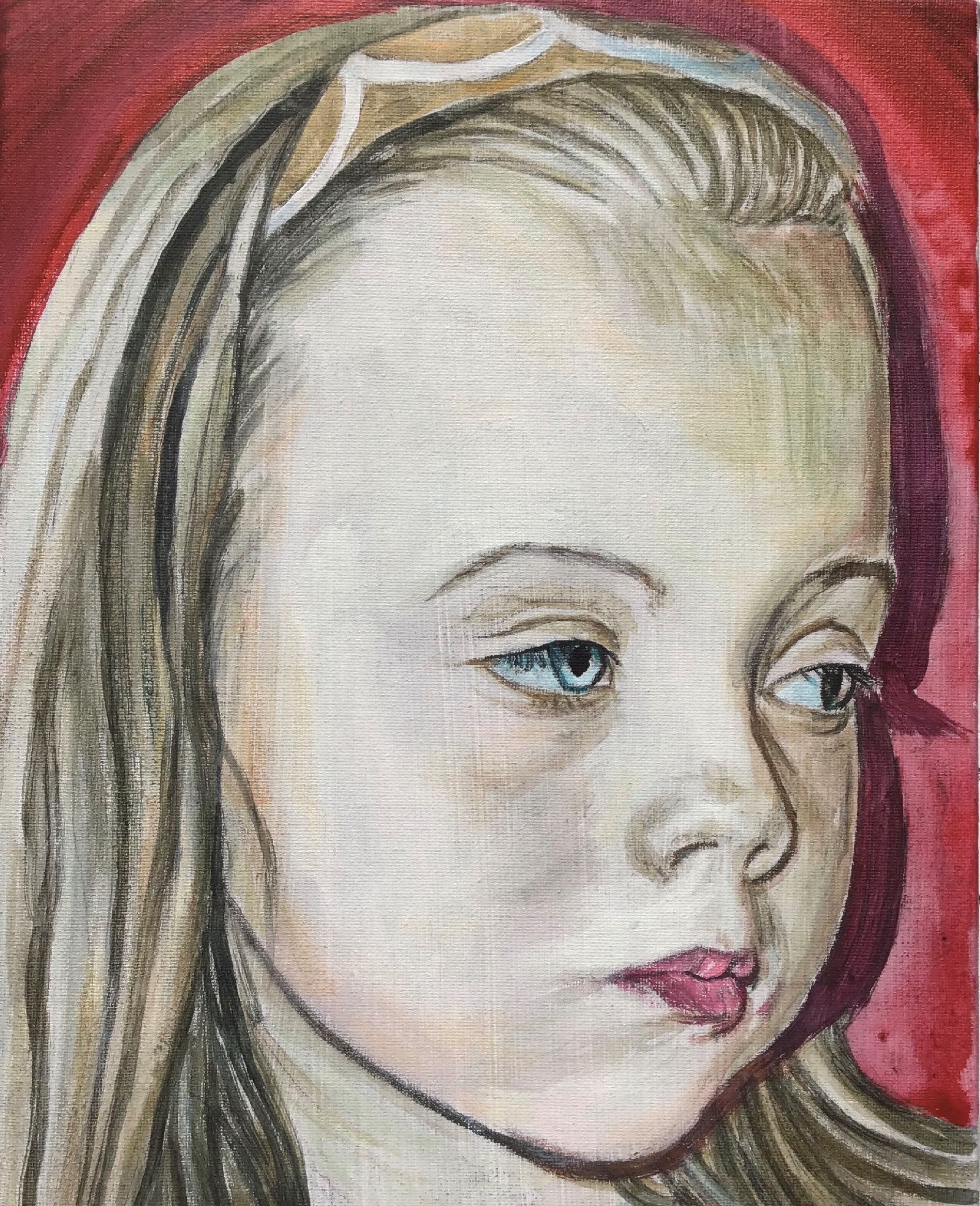 Young girl with Headband  by Christopher Banahan